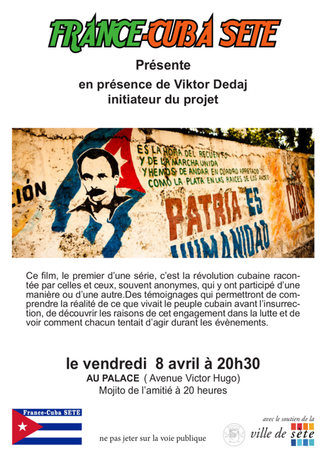 France-Cuba Sète fait son cinéma. aff france cuba