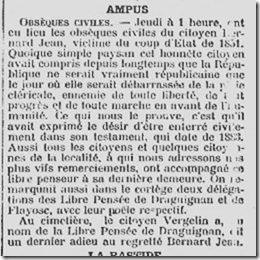 Obsèques civiles serge jean cantalus