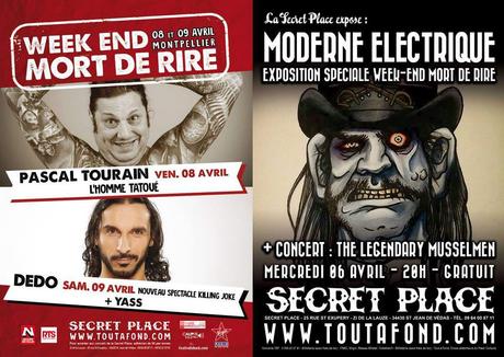 Vernissage MODERNE ELECTRIQUE + Concert DOT DASH à Secret Place – Saint Jean de Vedas