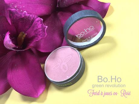 Mon joli blush bio rosé de chez Bo Ho Green cosmetics