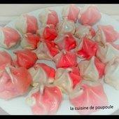 Mise à l'honneur 30 Meringue bicolore (girly) ou thermomix ou Kitchenaid - La cuisine de poupoule