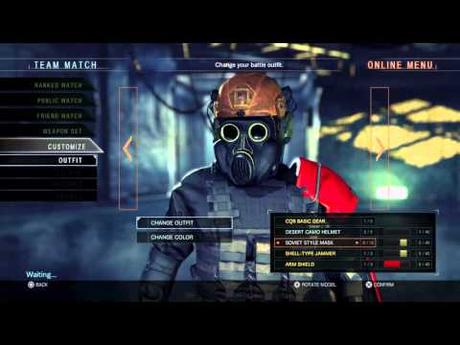 Umbrella Corps détaille ses options de personnalisation Umbrella Corps détaille ses options de personnalisation