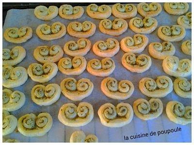 Palmier au pesto Palmier au pesto