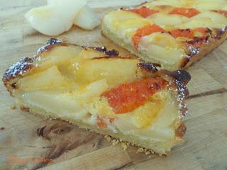 Tarte à la poire & au pamplemousse Tarte à la poire & au pamplemousse