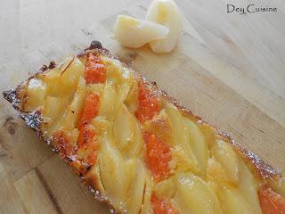 Tarte à la poire & au pamplemousse Tarte à la poire & au pamplemousse