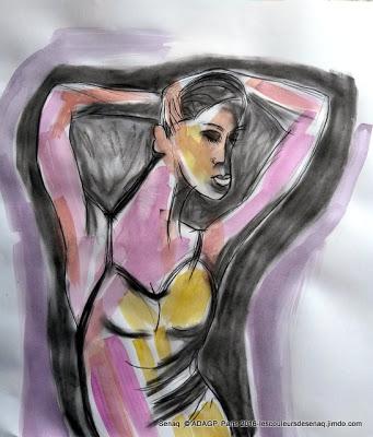 Série des baigneuses: les beautés fatales Series of bathers: the fatal beauties Série des baigneuses: les beautés fatales Series of bathers: the fatal beauties