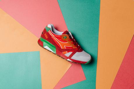Diadora N9000 Poppy Red et V7000 Golden Straw Diadora N9000 Poppy Red
