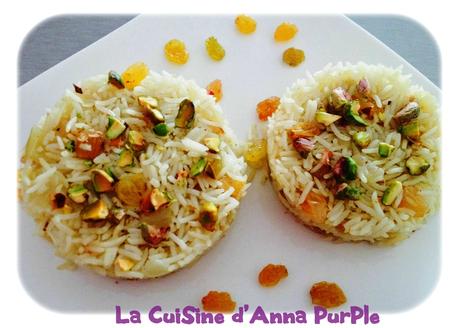 riz pilaf pistaches et raisins secs blonds 3 - LA CUISINE DANNA PURPLE (2)