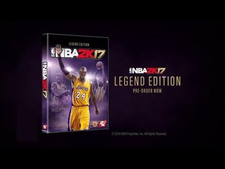 NBA 2K17 – Kobe Bryant pour la Legend Edition