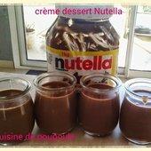 Crème dessert au spéculoos façon Danette au thermomix ou sans Crème dessert au Nutella au thermomix - La cuisine de poupoule