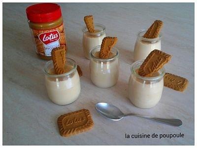 Crème dessert au spéculoos façon Danette au thermomix ou sans Crème dessert au spéculoos façon Danette au thermomix ou sans