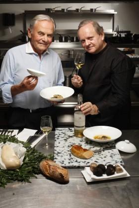 Photo Bernard Magrez et Joel Robuchon Photo Bernard Magrez et Joel Robuchon