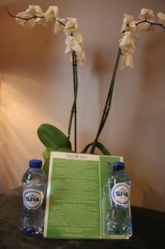 Des bouteilles d'eau offertes Des bouteilles d'eau offertes