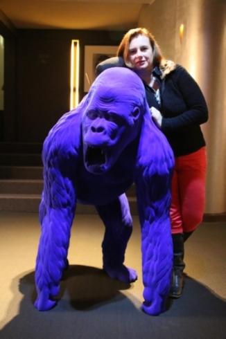 Photo avec Blue Kong Photo avec Blue Kong