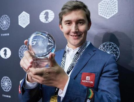 Sergey Karjakin vainqueur du tournoi d'échecs des candidats - Photo © Chess & Strategy - Photo © Chess & Strategy Sergey Karjakin vainqueur du tournoi d'échecs des candidats - Photo © Chess & Strategy