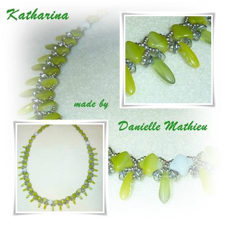 Dans des tons de vert KATHARINA par Danielle Mathieu