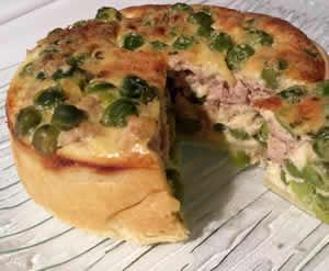 Recette Petits chaussons au thon thermomix Tarte aux petits pois menthe et thon avec thermomix