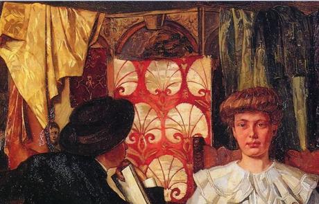 4 Le Mannequin du Peintre 1888 Wilhelm-Trubner Studio-Interior- Nurenberg paravent