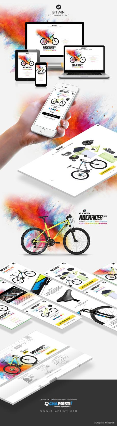 B’TWIN sort des sentiers battus avec sa campagne pour le VTT Rockrider 340 Rockrider340etudedecas