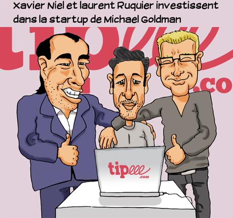 Xavier Niel et Laurent Ruquier ont investi dans la start-up Tipeee de Michael Goldman