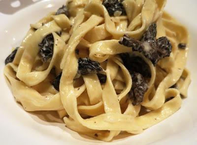 Tagliatelle aux morilles Tagliatelle aux morilles