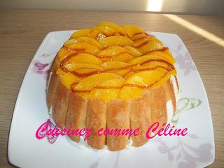 Charlotte aux pêches Charlotte aux pêches