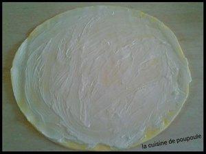 Palmier au jambon et St Moret Palmier au jambon et St Moret