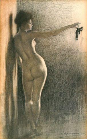 1898 rassenfosse-illustration La femme et le Pantin livre pierre Louis