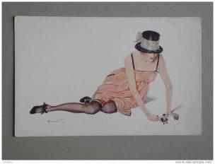1929 Koister les-fetiches-a-la-mode-carte postale