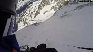 Ski de pente raide: Tony Lamiche parle du Nant Blanc descente ski nant blanc
