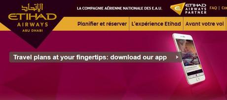 ETIHAD AIRWAYS LANCE UNE APPLICATION MOBILE INNOVANTE ETIHAD AIRWAYS LANCE UNE APPLICATION MOBILE INNOVANTE