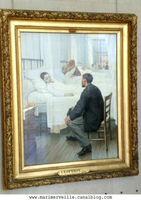 Henri Geoffroy Le jour de la visite à l'hôpital - Musee d'orsay - marimerveille