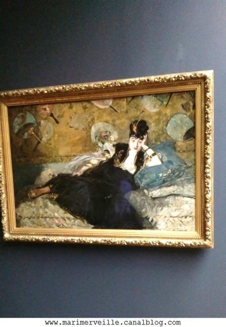 La dame aux évantails de Manet - Musee d'orsay - marimerveille