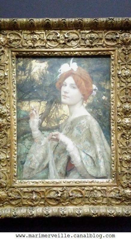 Femme à l'orchidée Edgar Maxence - Musée D'Orsay - Marimerveille