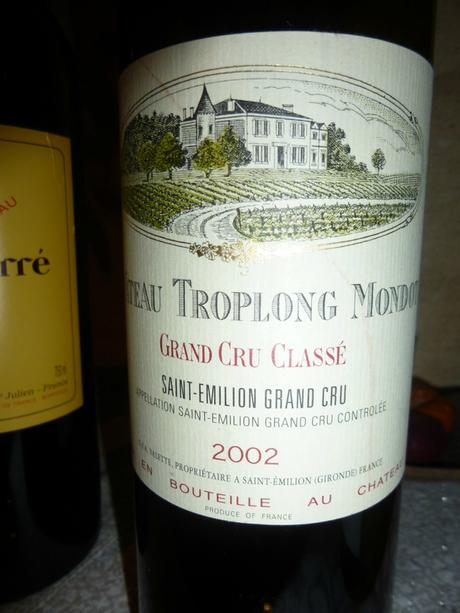 Repas chez Emile et Cathy, plat fromages et dessert, Léoville Poyferré, Troplong Mondot et Domaine de Trevallon P1050197