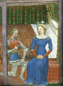 Guenièvre: la femme convoitée - 1/3 - lancelot-et-Guenievre-dans-La-Queste-del-saint-gaal-XIVe.jpg