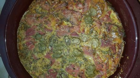 Clafoutis de jambon et courgette Clafoutis de jambon et courgette