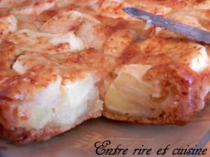 Gâteau Pommes/Cannelle au lait concentré {sans beurre} Gâteau Pommes/Cannelle au lait concentré {sans beurre}