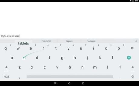 Le nouveau clavier Android 5.0 de Google est arrivé
