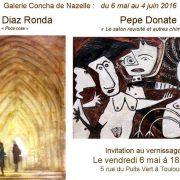 Expositions  León Diaz Ronda & Pepe Donate | Galerie Concha de Nazelle