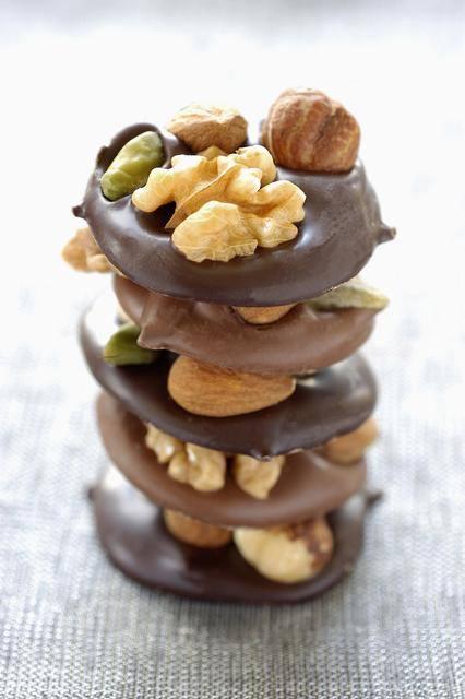 Dessert chic , Mendiants au chocolat mendiants