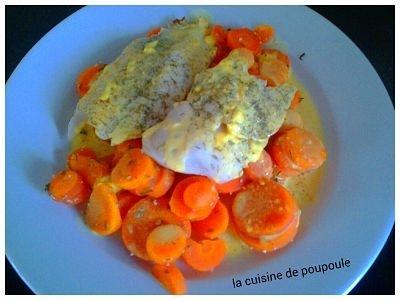 Filet de cabillaud aux carottes et sauces au curry au thermomix ou sans Filet de cabillaud aux carottes et sauces au curry au thermomix ou sans