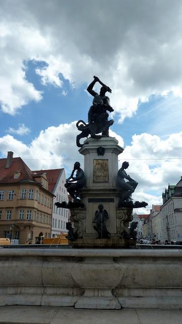 La fontaine d´Hercule d´Adriaen de Vries à Augsbourg
