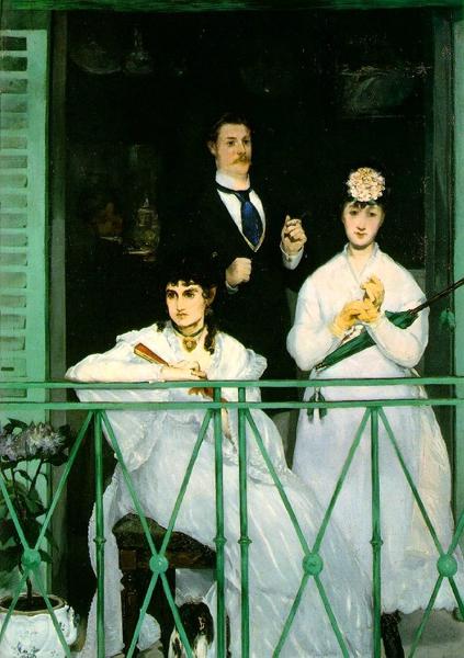 Manet, le secret, biographie par Sophie Chauveau balcon