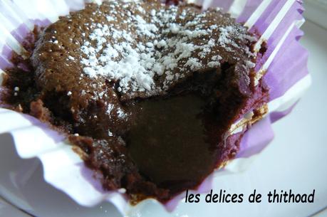 moelleux coulant au chocolat et caramel moelleux coulant au chocolat et caramel