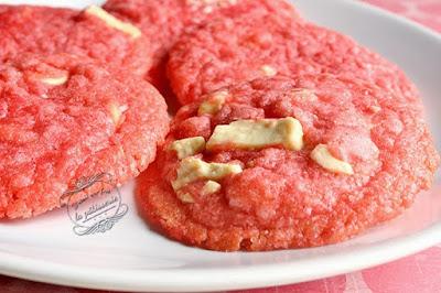 Cerise chocolat blanc recette cookies Biscuits Cerise chocolat blanc recette cookies Biscuits