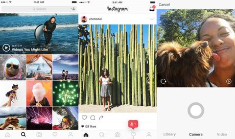 Instagram : nouveau logo et nouveau design ! Instagram-design-iphone-2016