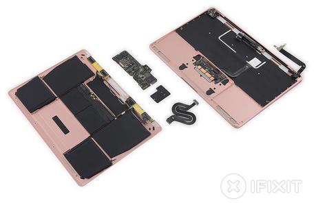 iFixit : réparer le MacBook 12 pouces de 2016 est un calvaire iFixit-MacBook-2016-001