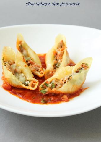 CONCHIGLIONIS AU THON CONCHIGLIONIS AU THON