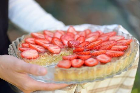 tarte fraises rhubarbe #FraîchAttitude
